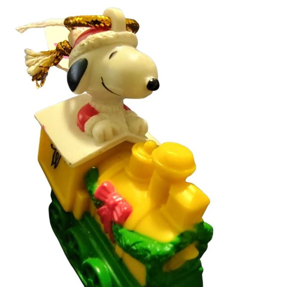 Vintage 60’s Nylon/PVC Snoopy Peanuts Christmas Ornament - Picture 2 of 2